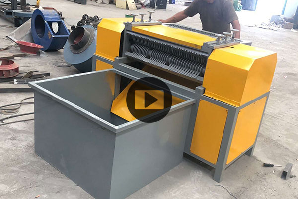 300kg per hour copper aluminum radiator recycling machine