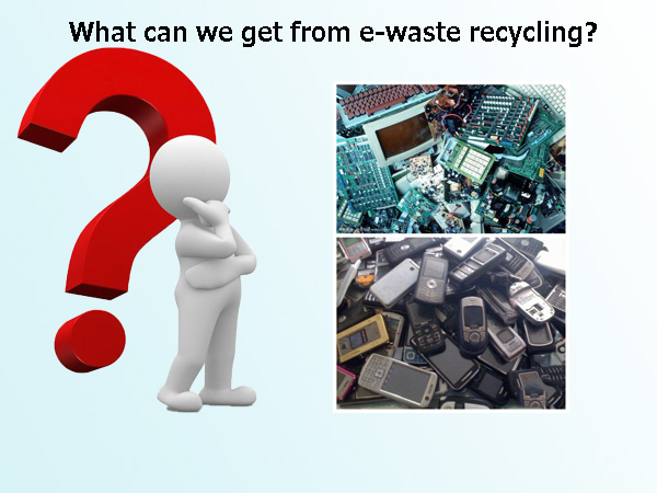¿Qué podemos obtener del reciclaje de residuos electrónicos?