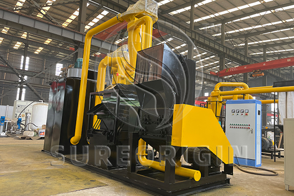Proyecto de máquina trituradora y separadora de cables de cobre en Hebei, China