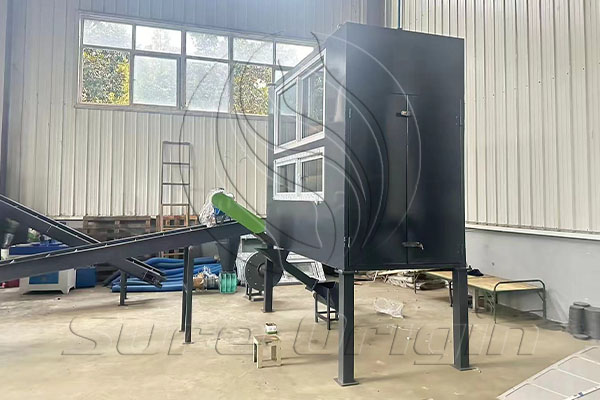 Cliente de Anhui prueba el separador electrostático de alto voltaje de Sure Origin Group Cliente de Anhui prueba el separador electrostático de alto voltaje de Sure Origin Group